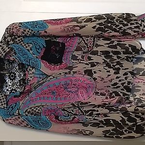 Paisley print blouse